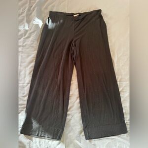 J. Jill Black Wide-Leg Pants